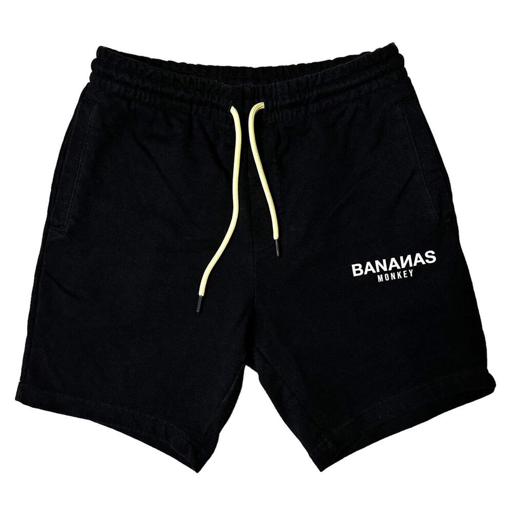 Bananas Monkey Premium Logo Sweat Shorts 7.5” Black Men’s S